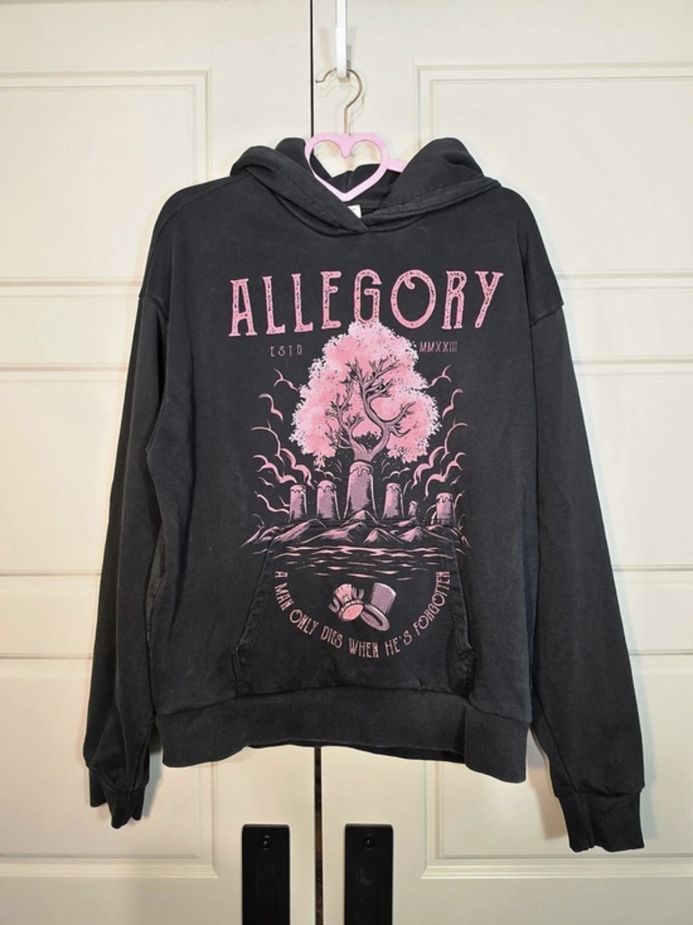 Allegory Clothing One Piece Chopper Drum Island Hoodie Black - Size L